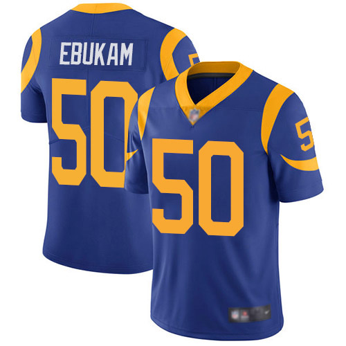 Los Angeles Rams Limited Royal Blue Men Samson Ebukam Alternate Jersey NFL Football #50 Vapor Untouchable